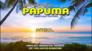 Lada serui. PAPUMA‼️Gayus Rematobi lirik musik#lagudaerahserui#bahasaansus