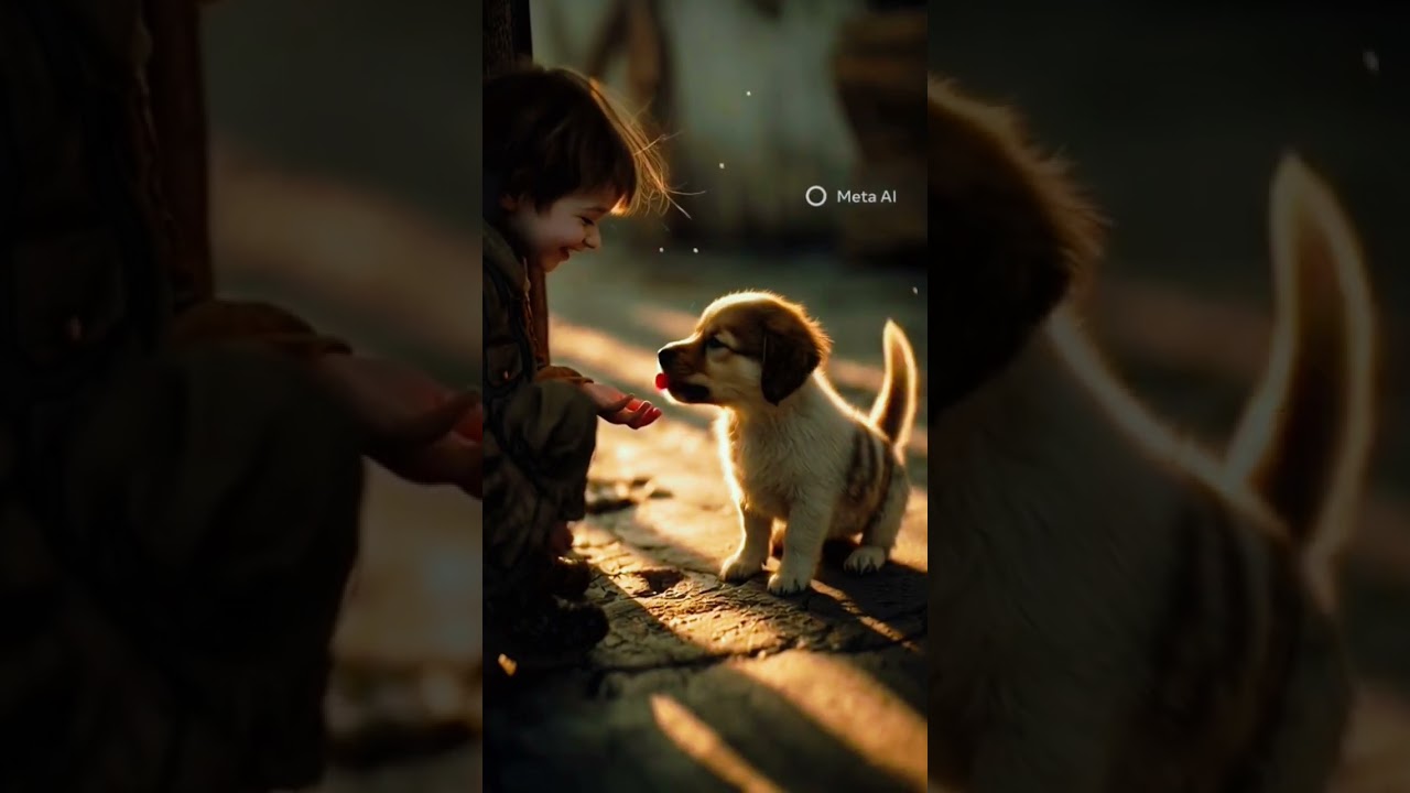 A Puppy And Sad Boy Story.....