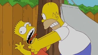 Homer not allowed to strangle Bart anymore