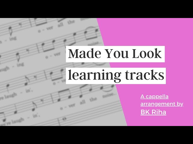 Made You Look (A Cappella - Official Audio) 