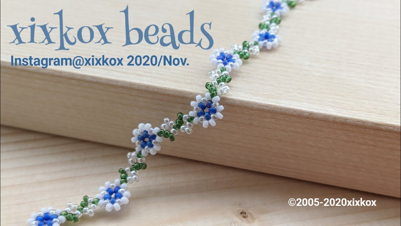 ❊xixkox beads❊ Instagram@xixkox 2020/Nov. ビーズ作品集