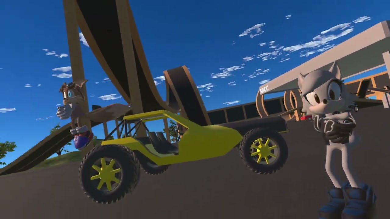 VR Chat improv skit: Universe 53 invasion part 2! (Road trip)