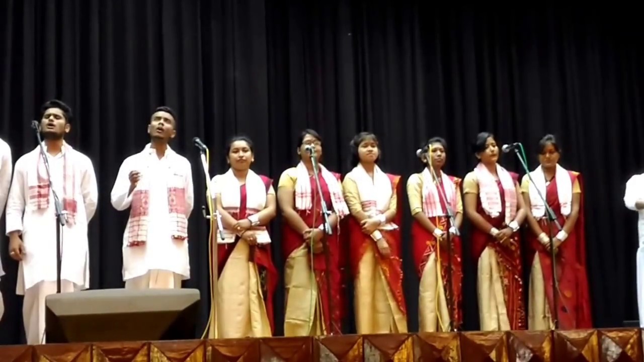 Aji Bondu Ki Sondere   Ghan Borokhun   Assamese Chorus Annual Meet Tezpur University 2017