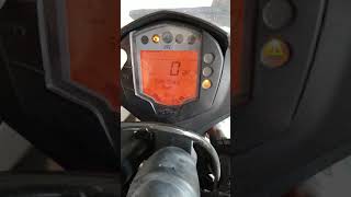How to change KTM RC speedometer kilometer per hour to miles per hour