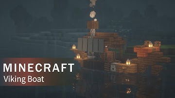 Minecraft | How to Build a Viking Boat