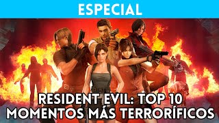 RESIDENT EVIL: TOP 10 Momentos MÁS TERRORÍFICOS de la saga