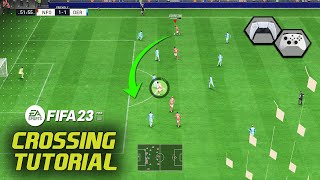 FIFA 23 CROSSING TUTORIAL - HOW TO SCORE GOALS WITH THE MOST OVERPOWERED CROSS IN FIFA 23!!