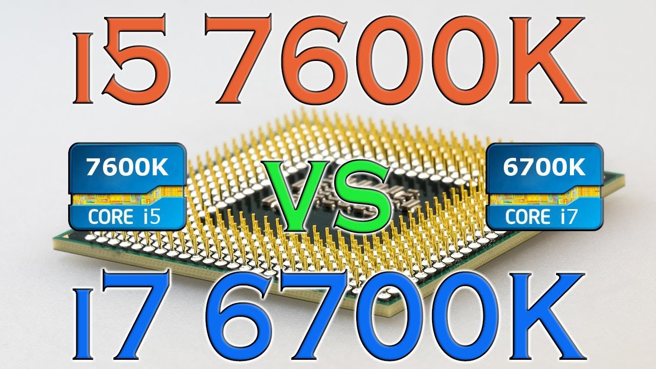 I5 7600k Vs I7 6700k Benchmarks Gaming Tests Review And Comparison Kaby Lake Vs Skylake Youtube