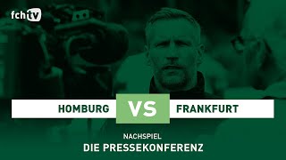 Homburg - Frankfurt: PK nach dem Spiel I #FCHFSV