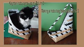 Kagıttan hobo çanta yapımı Bölüm 3  /  Making a hobo bag from paper - Part 3/Recycle/DIY/Geridönüşüm