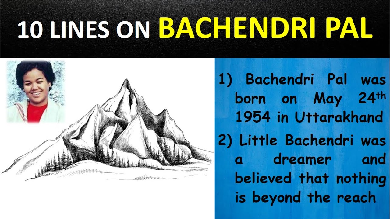 10 Lines On Bachendri Pal In English Few Sentences About Bachendri 10 Lines On Bachendri Pal In English Few Sentences About Bachendri