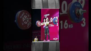 Mihaela Cambei European record snatch NOT ENOUGH vs Nina Sterckx European record Clean &amp; jerk