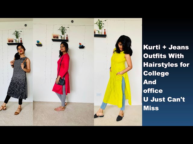 23 Best Hairstyles To Try With Kurti Dresses - Latest and Trending - Pyaari  Weddings
