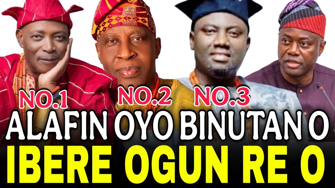 ALAAFIN OYO NPALE OGUN MOO. BINUTAN LORI BI SEYI MAKINDE SE FI OLUBADAN JE ALAGA GBOGBO OBA NILU OYO