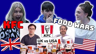 KFC FOOD WARS  UK VS USA | REACTION!