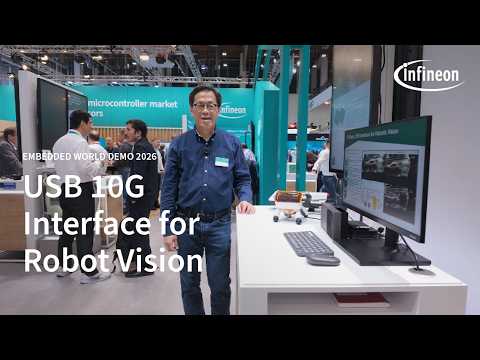 World’s First USB 10G Interface for Embedded AI & Robot Vision | Infineon