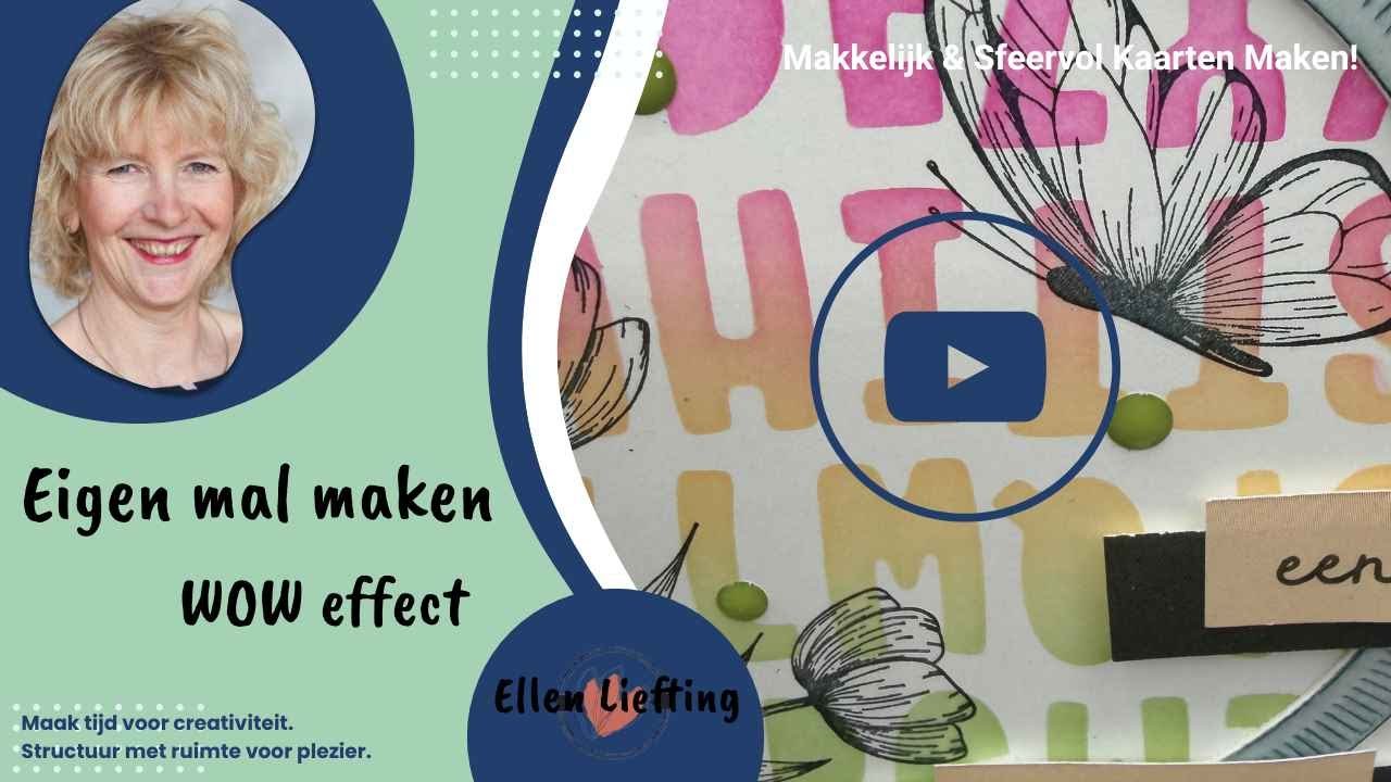 Sponsen met eigen mal, geïnspireerd door een kaart uit het   #VirtualCardRetreat2026