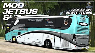 SHARE LIVERY‼️PARIWISATA EDITION, SHARE MOD JB3+ HINO RM DAN LIVERY COSPLAY NAFIT TRANS #bussid  screenshot 3