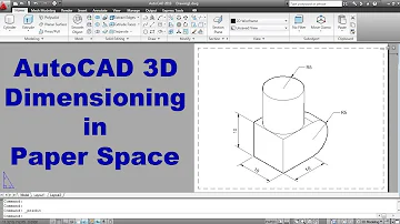 How do you dimension in paper space?