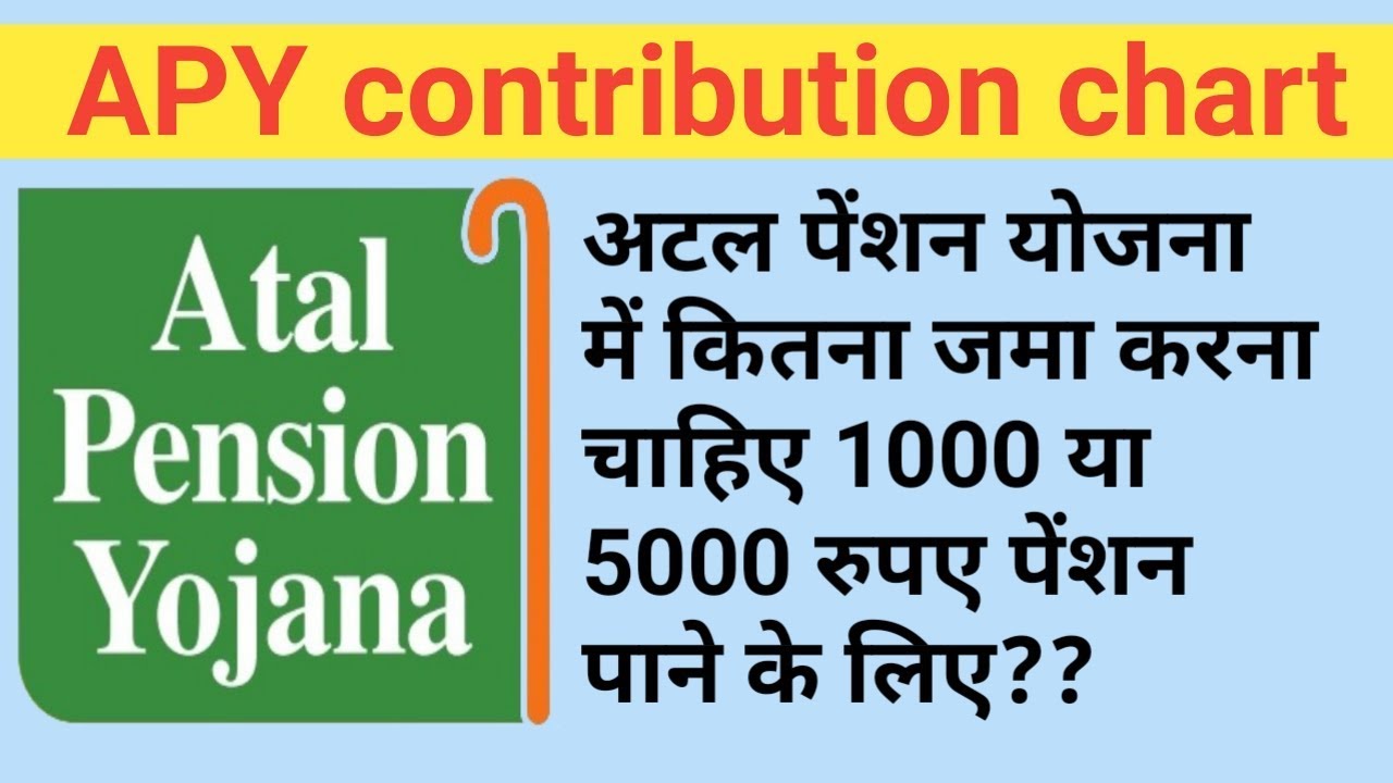 Contribution Chart Of Atal Pension Yojana