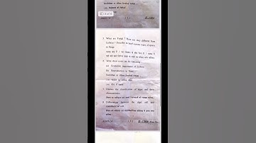 B. Sc. 1 sem botany question paper 2022-23 #lucknowuniversity #botanybydrjaswinderkaur