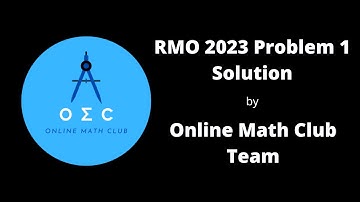 RMO 2023 Problem 1 Solution