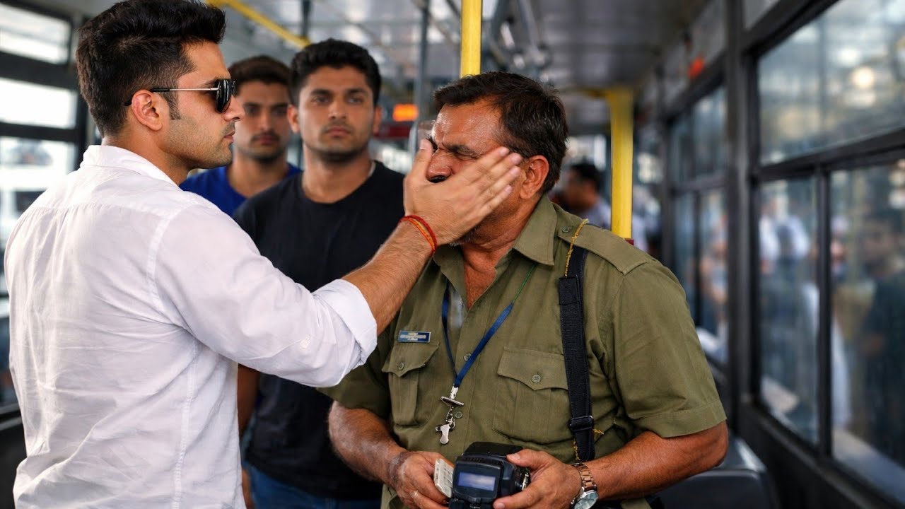 मंत्री के घमंडी बेटे ने बस कंडक्टर को थप्पड़ मारा… फिर कंडक्टर ने जो किया उसकी सत्ता हिला दिया 😱