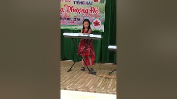 Đàn Organ BÔNG HỒNG TẶNG CÔ -bé QUỲNH CHÂU