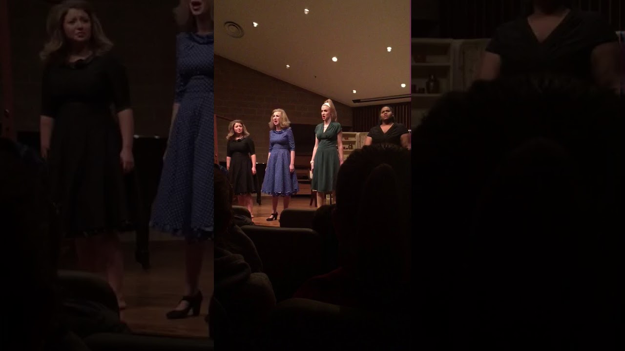 Morgan Pay (green) as Harriet in “The Clever Artifice of Harriet and Margaret” by Leanna Kirchoff