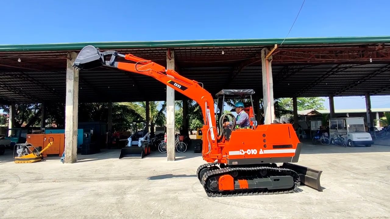 BACKHOE IHI IS-010A - YouTube