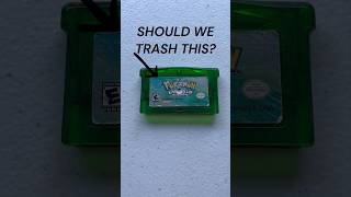 Can we save this Pokémon Emerald from the dump? #retro #ebay #gaming #videogames #pokemon #nintendo
