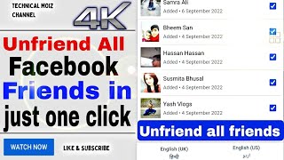 How to Unfriend whole facebook friends in one click || Easy way to unfriend all facebook friends screenshot 5