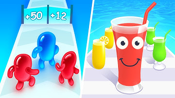 Juice Run 🆚 Join Blob Clash 3D🌻🧿🌺🌈Max Levels Walkthrough Android IOS Update Gameplay KJ122