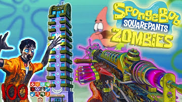 THE MOST IMPOSSIBLE SPONGEBOB CUSTOM ZOMBIES MAP! (BLACK OPS 3)