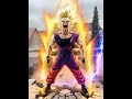 Gohan SSJ2 en vrai – La transformation explose 💥🟡 #viral #shorts #dbz #foryou #followme
