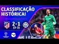 ATLETICO EMPATA NO FINAL E ELIMINA A INTER NOS PÊNALTIS NA CHAMPIONS! ATLETICO 2(3) X (2)1 INTER image