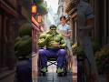 Hulk Eats Noodles in Style 🍜 | Nurse Day Out! #Shorts #FunnyShorts