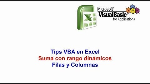Sumas Rango Dinamicos Filas y Columnas