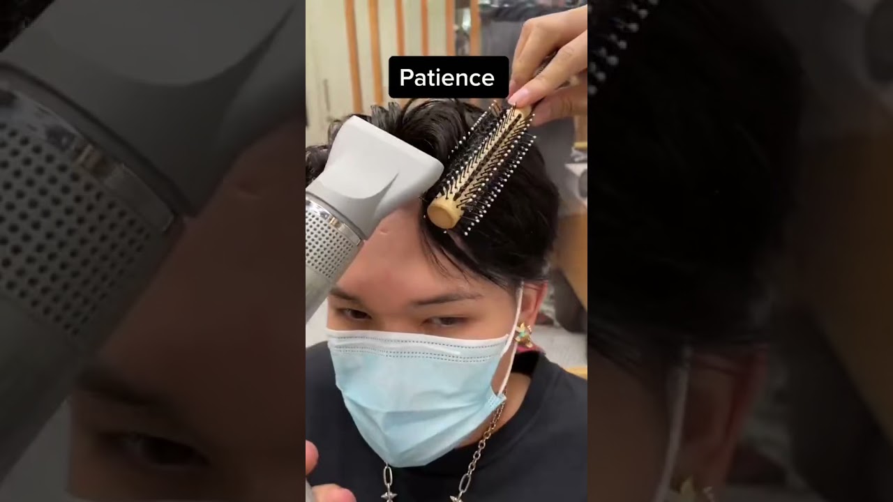 Trying Out The Levi Attack On Titan Middle Part Look! | 12Pell #shorts -  YouTube