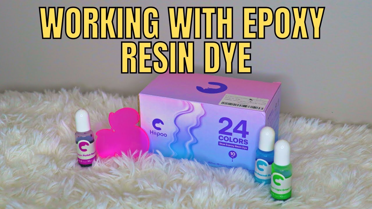 Hiipoo Epoxy Resin dye and how to use them - Review 