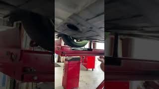 Wheel alignment, leaks brake fluid?