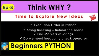 Keep Exploring and Innovating New Ideas - Ep 8 | Python for Beginners | Learn Python | Coding