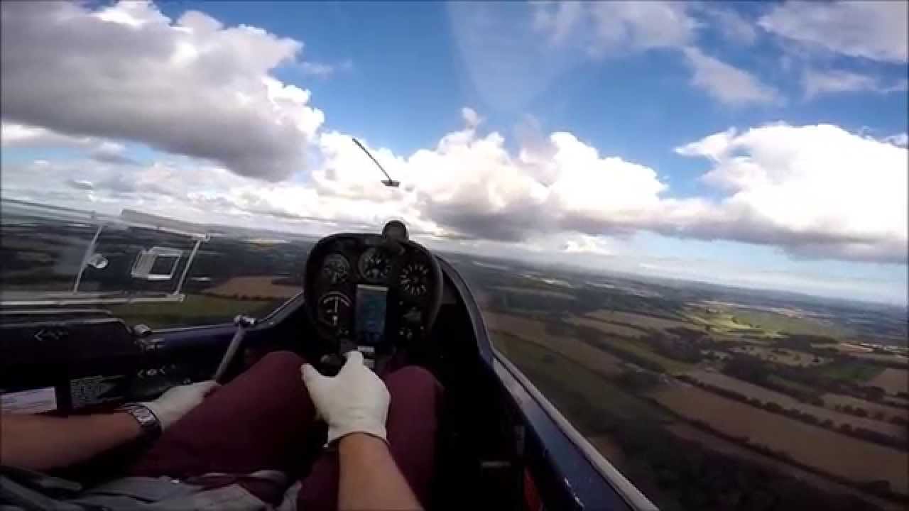 September Soaring First Flight on Type (Grob 102) Lasham Gliding