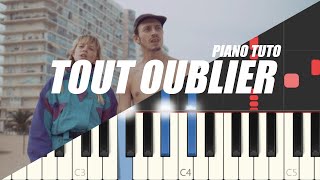 Angèle feat. Roméo Elvis - Tout Oublier (Easy Piano Tutorial) chords