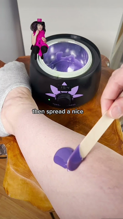 How to wax legs for beginners! 🦵
