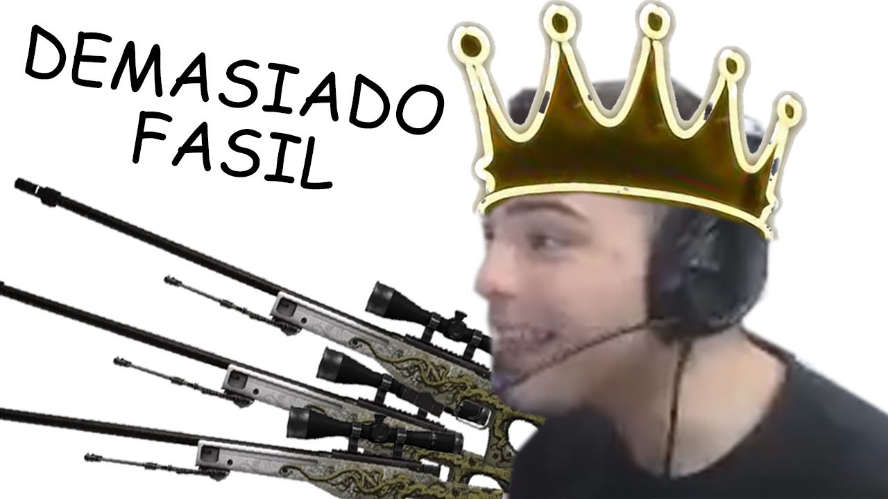 EL REY DEL NOSCOPE *csgo* (funny moments arrre virgen x2)