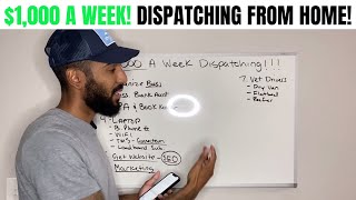Freight Dispatching: 8 Steps To Generate $1,000 A Week Dispatching Freight From Home