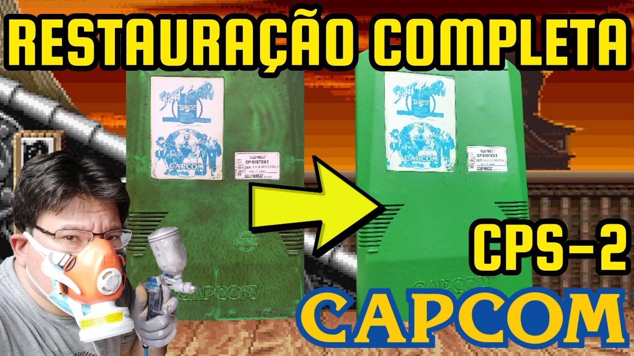 RESTAURAÇÃO COMPLETA CAPCOM CPS-2 STREET FIGHTER ZERO 2