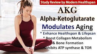 Alpha-Ketoglutarate (AKG) Modulates Aging | Review By Modern Healthspan