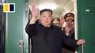 Why did Kim Jongun travel to Russia by train?